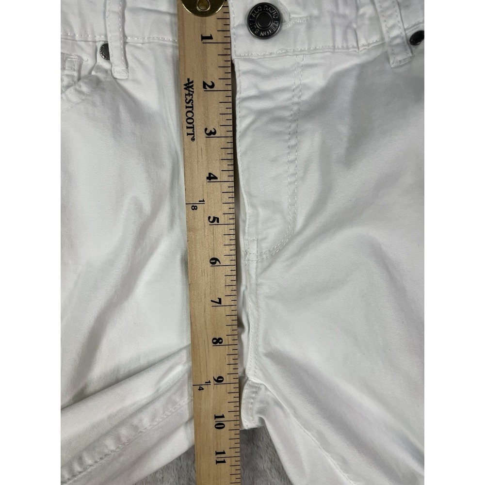 Buffalo David Bitton Jeans Womens 8 White Daily Mid Rise Stretch Skinny Ankle - Picture 7 of 12